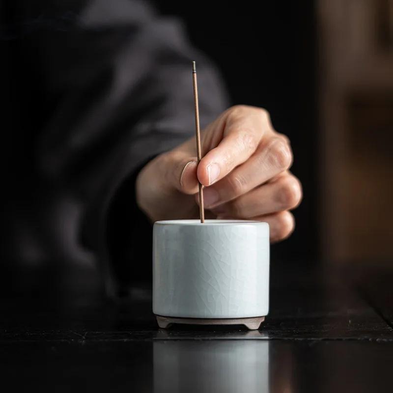 Home Fragrance Incense Sticks - 1PC Vintage Keramische Wierookbrander Zen Wierookstokje