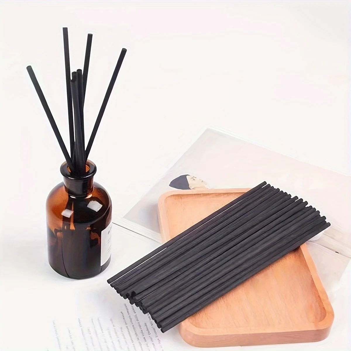 Home Fragrance Tool - 10/50 Stuks Fiber Sticks Diffuser Aromatherapie