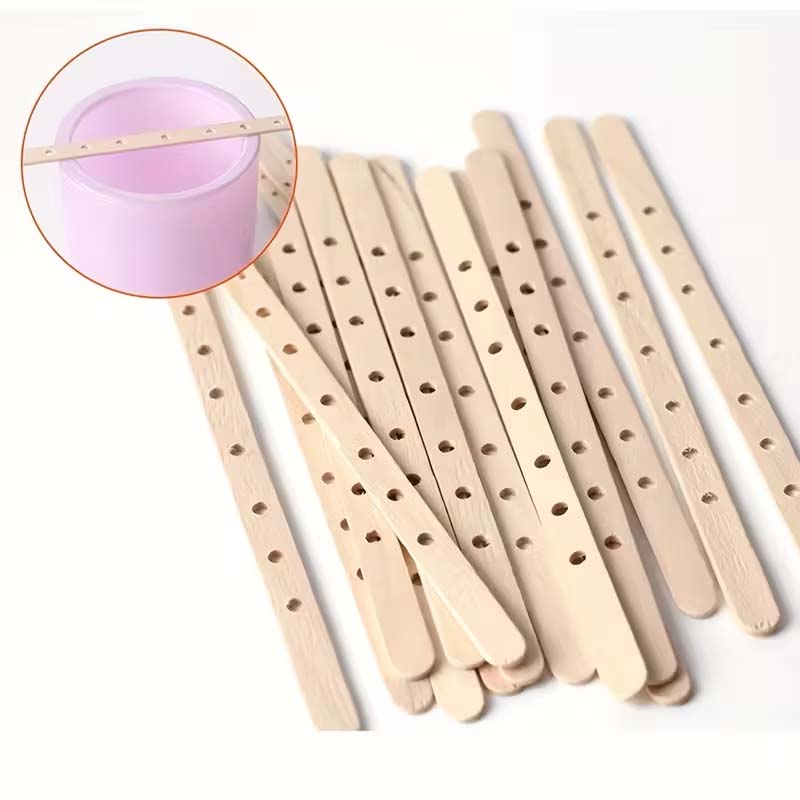Wooden Wick Candle - 10/20/50 Stuks Houten Kaarsenlont Houders Kaarsen