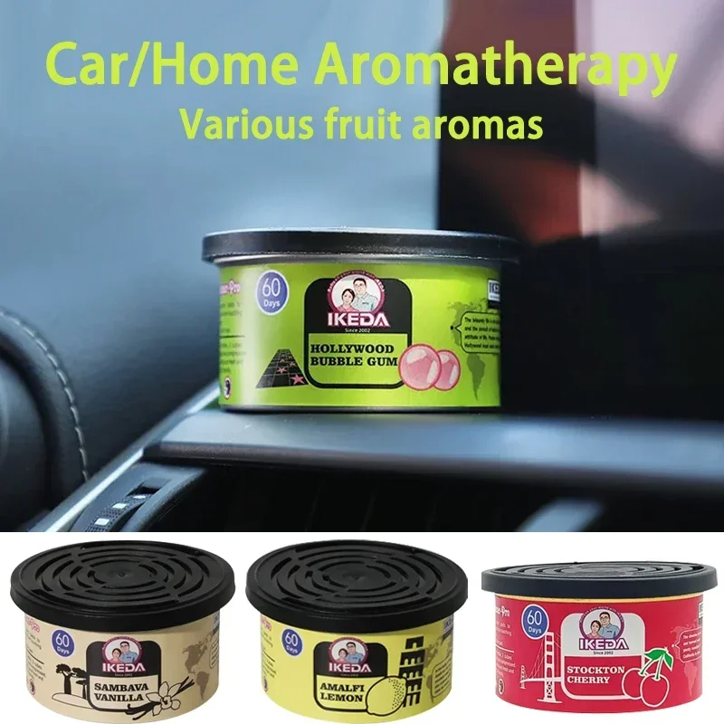 Home Fragrance No 4 - Auto Luchtverfrisser Kauwgom Geur Organische Blikjes