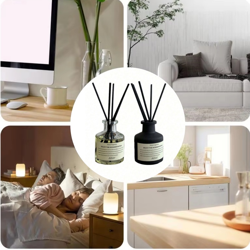 Home Fragrance Reeds - 50ml Vlamloze Huisgeur Kamergeur Vlamloze Freesia