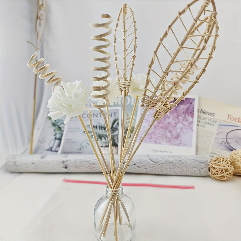 Home Fragrance Reeds - C 12PCS Lotus Serie Bloem Rotan