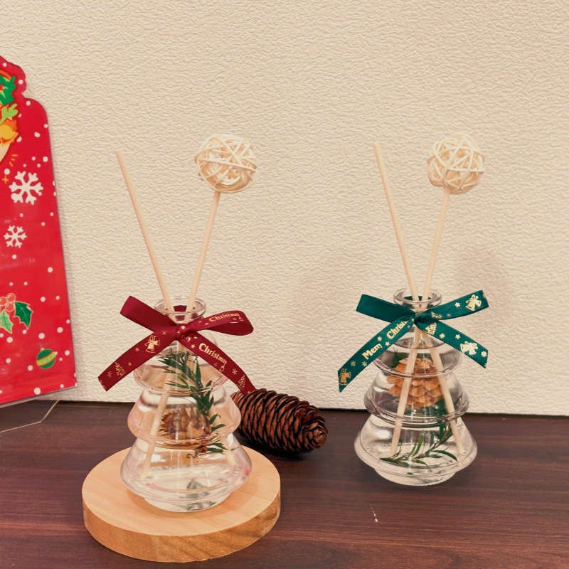 Home Fragrance Reeds - 100 ml kerstboom vlamloze rietverspreideroliën, 6