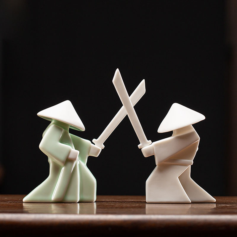Home Fragrance Incense Sticks - Zwaardvechter Ridderlijk Expert Keramische Samurai Ridder