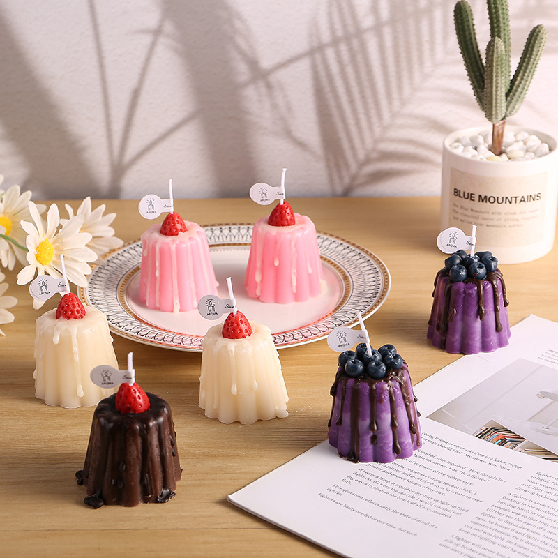 1Pc Leuke Pudding Aromatherapi - Home Fragrance Blueberry Scented Candle recensie en prijs