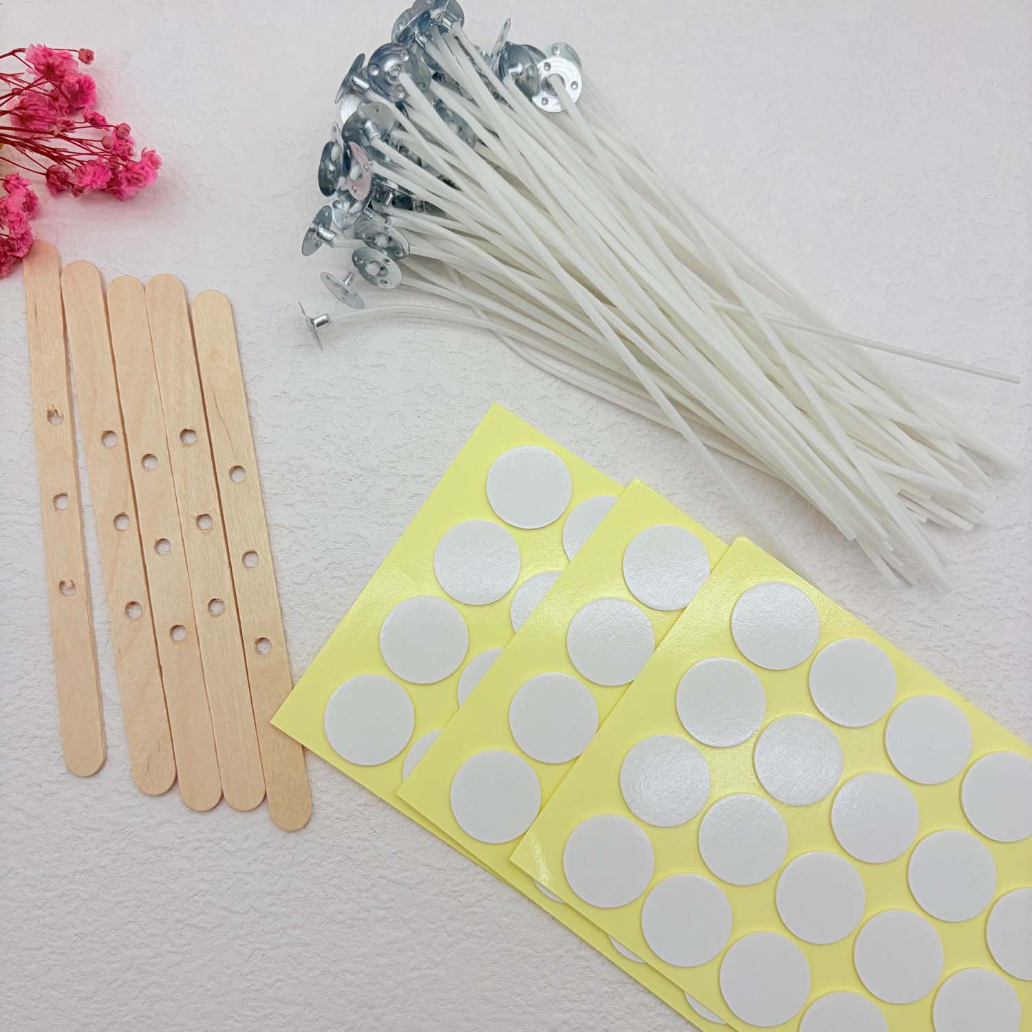 1 SET Kaarsenmaak DIY Kits Roo - Wooden Wick Candle recensie en prijs