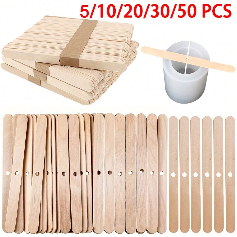 5/10/20/30/50 stuks houten kaa - Wooden Wick Candle recensie en prijs